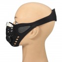 Unisex Carbon Anti Dust Mask Outdoor Riding Half Face Mouth Filter Protection