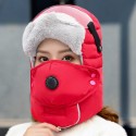 Winter Men Original Design Warm Hat Women Waterproof Hood Hat With Windproof Glasses Face Mask Ear Muffers