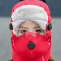 Winter Men Original Design Warm Hat Women Waterproof Hood Hat With Windproof Glasses Face Mask Ear Muffers