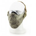 Camouflage Half Face Mask For Airsoft CS Paintball Tactical Military Costume