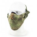 Camouflage Half Face Mask For Airsoft CS Paintball Tactical Military Costume