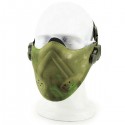 Camouflage Half Face Mask For Airsoft CS Paintball Tactical Military Costume