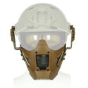 MA-95 Module Anti-shock Tactical Half Mask Suitable For AF Helmet Riding