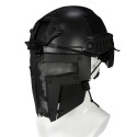 MA-96 Outdoor Iron Warrior Hunting Tactical Face Mask Steel Mesh