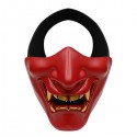 Motorcycle Half Face Mask Goblin CS Halloween Christmas Party Outdoor Sport