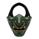 Motorcycle Half Face Mask Goblin CS Halloween Christmas Party Outdoor Sport