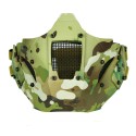 PDW Mesh Tactical Half Face Mask Iron Warrior Anti-shock Breathable Hunting