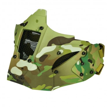 PDW Mesh Tactical Half Face Mask Iron Warrior Anti-shock Breathable Hunting