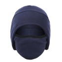 Motorcycle Full Face Mask Unisex Winter Ski Warm Mask Fleece Hat Ear Protection Riding Headgear