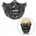 Zombie Skeleton Half Face Mask Military Hunt Halloween Costume Party