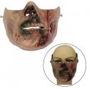 Zombie Skeleton Half Face Mask Military Hunt Halloween Costume Party