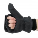 1 Pair USB Electric Heated Gloves Winter Warm Soft Fingerless Mitten Unisex