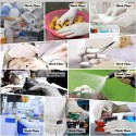100PCS Disposable PVC Medical Nitrile Gloves Rubber Anti-static For Beauty Food Work