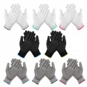 12 Pairs Nylon PU Palm Coated Protectors Works Gloves Motorcycle Anti-Static Replace S/M/L