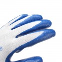 12Pair Safety Work Gloves Gardening Builder Mechanic Rubber Nitrile Coated Nylon