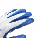 12Pair Safety Work Gloves Gardening Builder Mechanic Rubber Nitrile Coated Nylon