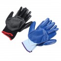 12Pair Safety Work Gloves Gardening Builder Mechanic Rubber Nitrile Coated Nylon