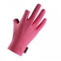 2 Cut Finger Anti-Slip Ice Silk Fishing Motorcycle Scooter Gloves Waterproof Breathable