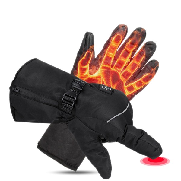 3 Level Electric Battery Powered Touchscreen Winter Hand Warm Heated Gloves