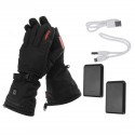 3000MAh Rechargeable Electric Heating Gloves Battery Waterproof Skiing Motorcycle Heated Winter Hand Warmer
