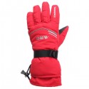 3.7V 2000MA 45° Electric Heated Warmer Gloves Motorcycle Motor Bike Outdoor Skiing Climbing Red M XL