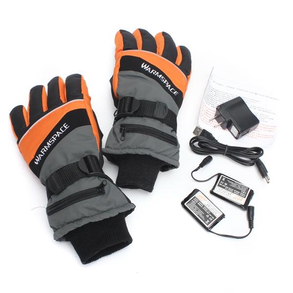 3.7V Winter Warm Heated Electric Heat Inner Motorcycle Motor Bike Outdoor Gloves