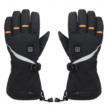 40-60° 100-140 Electric Heated Gloves Touch Screen Heating Gloves Warmer Winter Outdoor Thermal