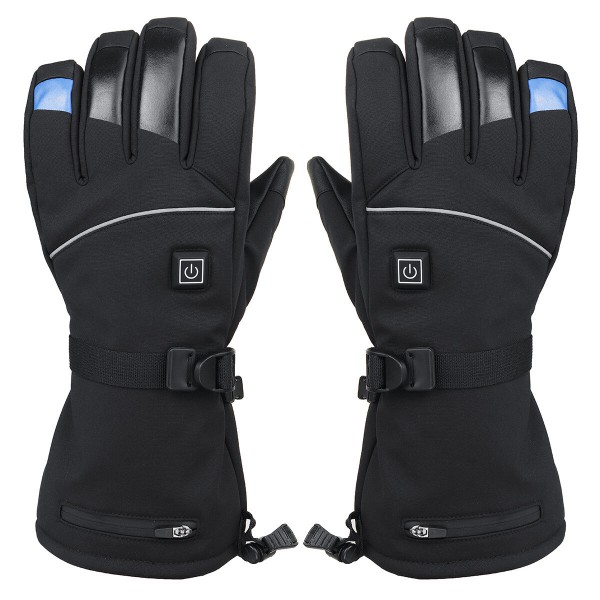 40-60° 100-140 Touch Screen Heated Gloves Full Finger For Skiing Motorcycle Riding Cycling