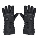 4400mAh Rechargeable Electric Battery Heated Gloves Outdoor Winter USB 6-8h Warm