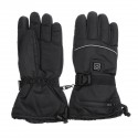 45-55° Electric Heated Gloves Touch Screen With 2 Battery Box Warmer Black Waterproof