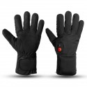 7.4V 2200mah Electric Heated Gloves Motorcycle Winter Warmer Outdoor Skiing 3-Speed Temperature Adjustment