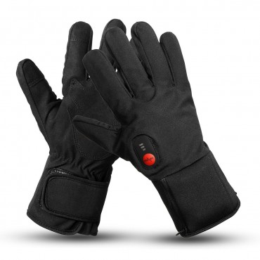 7.4V 2200mah Electric Heated Gloves Motorcycle Winter Warmer Outdoor Skiing 3-Speed Temperature Adjustment