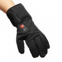 7.4V 2200mah Electric Heated Gloves Motorcycle Winter Warmer Outdoor Skiing 3-Speed Temperature Adjustment