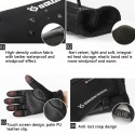 Adults Touch Screen Gloves Zipper Thermal Winter Sports Warm Motorcycle Full Finger Mittens