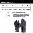 Adults Touch Screen Gloves Zipper Thermal Winter Sports Warm Motorcycle Full Finger Mittens