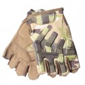 Anti-skid Safety Military Army Half Finger Tactical Gloves Motorcycle Motocross Bike Riding Cycling Sport Hiking Shooting Protective Gloves