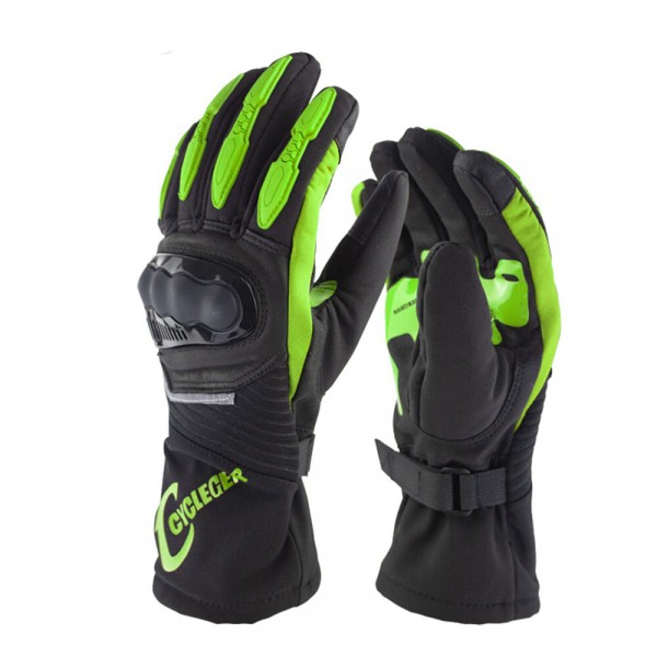 CG676 Waterproof Motorcycle Gloves Warm Full Finger Touch Screen Thickening Gloves Four Seasons Universal