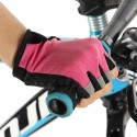 Cycling Fingerless Gloves Women Breathable Anti-Skid Half Finger Gloves Workout Gym Weight Lifting Sport Protective Gear