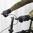 DC 12V / USB 5V Winter Electric Heated Full Finger Gloves Windproof Cycling Warm Heating Touch Screen