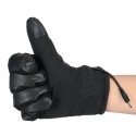 DC 12V / USB 5V Winter Electric Heated Full Finger Gloves Windproof Cycling Warm Heating Touch Screen