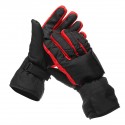 Electric Heated Gloves Hands Warm Winter Warmer Waterproof Black Red Motorcycle