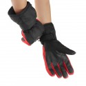 Electric Heated Gloves Hands Warm Winter Warmer Waterproof Black Red Motorcycle