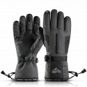 SK02 Skiing Gloves Winter Outdoor Cycling Windproof Waterproof Pocket Touch Screen Antiskid Plush Warm