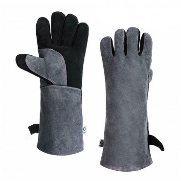 Heavy Duty Outdoor Garden Protect Leather Planting Irrigation Glove Anti-wear