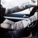 Ice Silk Sunscreen Arm Sleeves Printing Outdoor Riding Flower Arm Tattoo Arm Fishing Sleeve