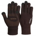 Knitted Touch Screen Outdoor Gloves Motorcycle Winter Warm Windproof Fleece Lined Thermal Non-slip