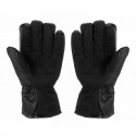 Leather Rechargeable Battery Electric Heated Gloves Hands Winter Warmer Outdoor Motorcycle