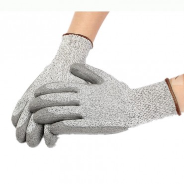 Level 5 Work Gloves Anti-Cuting Proof High Density PU Palm Protective Safe Glove