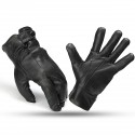 Men Leather Full Finger Gloves Winter Warm Motorcycle Driving Black Waterproof