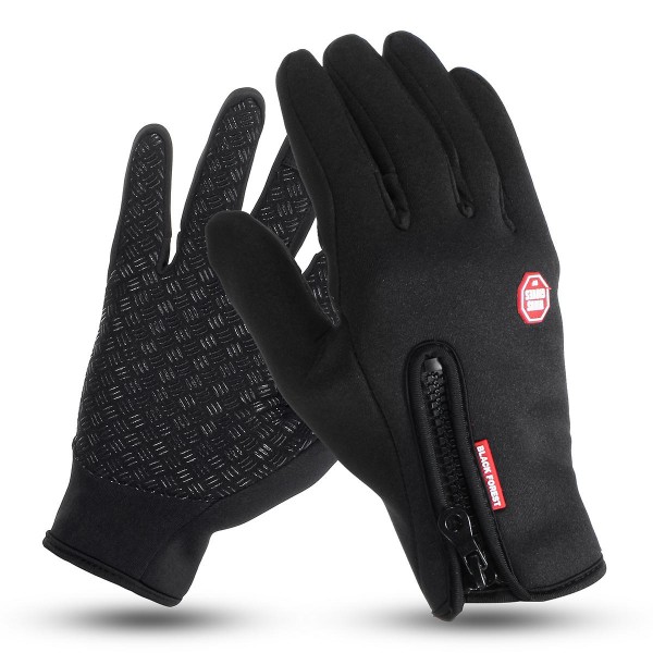 Men Women Full Finger Skiing Gloves Touch Screen Winter Warm Fleece Motorcycle Cycling Sports Windproof Waterproof Thermal